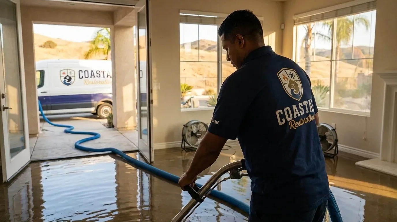 Emergency Flood Damage Restoration in Santa Maria